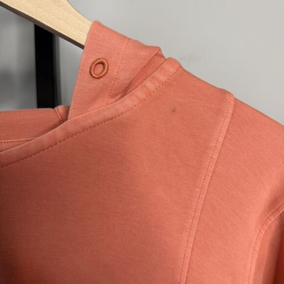 Athleta Sundown Orange Hoodie Sweatshirt Soft Persimmon Peach Size XXS - Picture 3 of 9